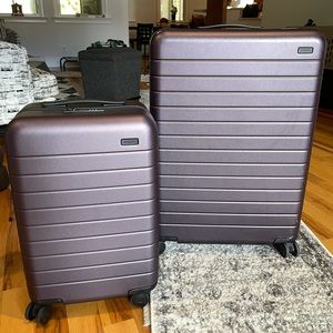 Away luggage- Carry on, and The large checked